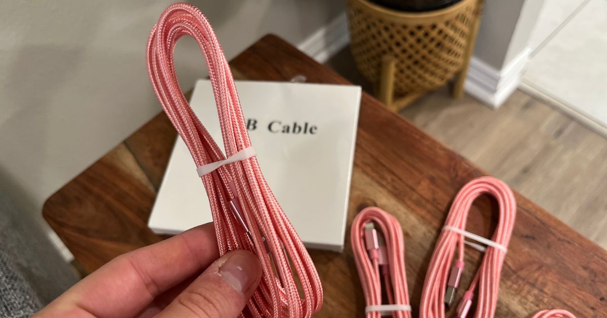 iPhone Lightning Charging Cables 5-Pack Only $5.99 on Amazon (Stocking Stuffer Idea!)