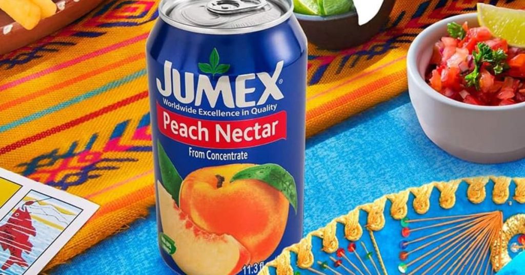Jumex peach nectar