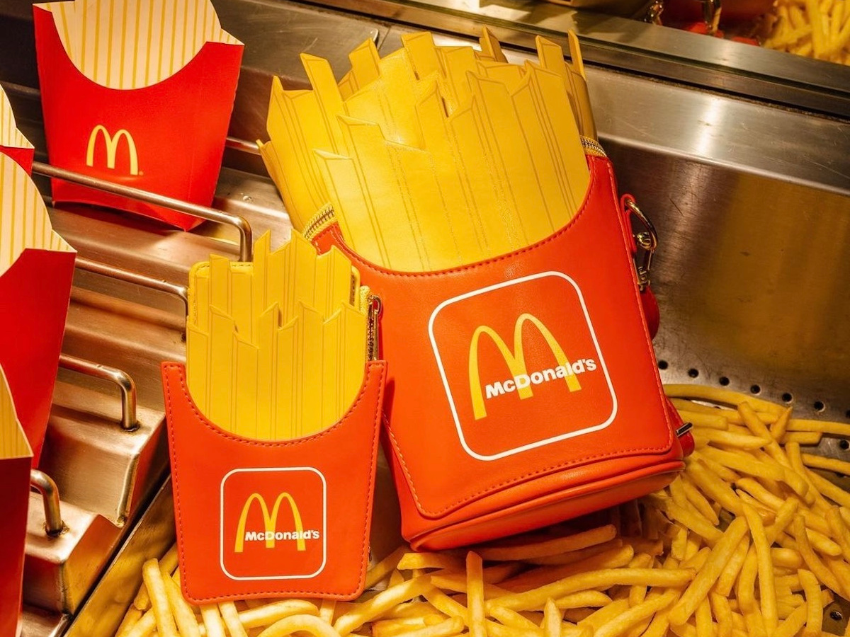 mcdonalds fry bag in pit of fries