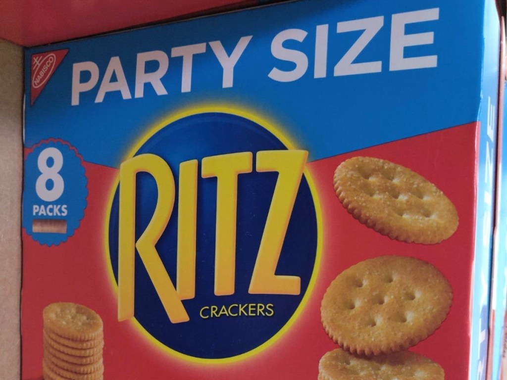 Party Size Ritz Crackers Box