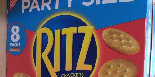 Ritz Crackers Party Size Box with 8 Sleeves Just $3 Shipped on Amazon