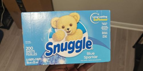 Snuggle Dryer Sheets 200-Count Box Just $4.62 Shipped on Amazon