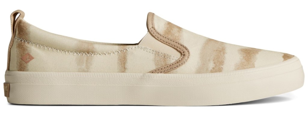 beige tie dye sneaker