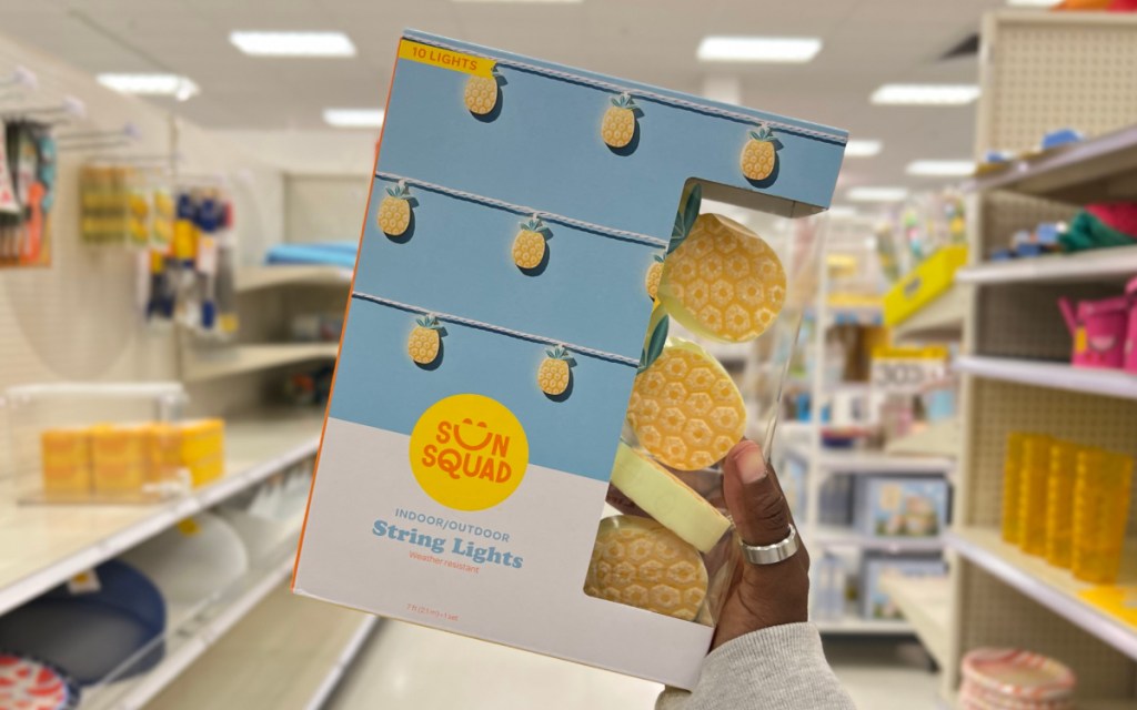 target pineapple string lights sun squad