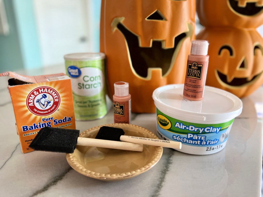 supplies needed for painting pumpkins