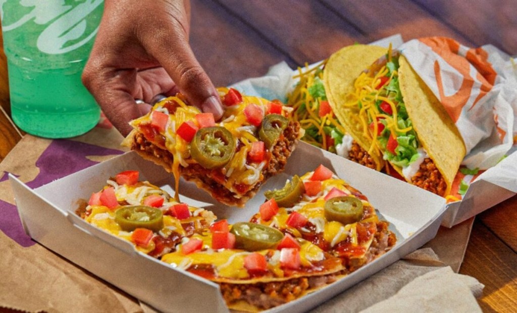 Taco Bell NEW Menu Items Cheesy Jalape o Mexican Pizza Nacho Fries Taco bell new menu items cheesy jalape o mexican pizza nacho fries