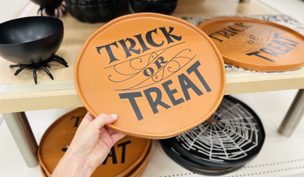 trick or treat plate