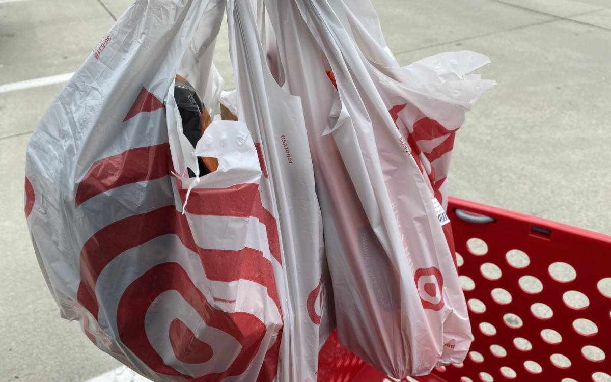 target shopping bags