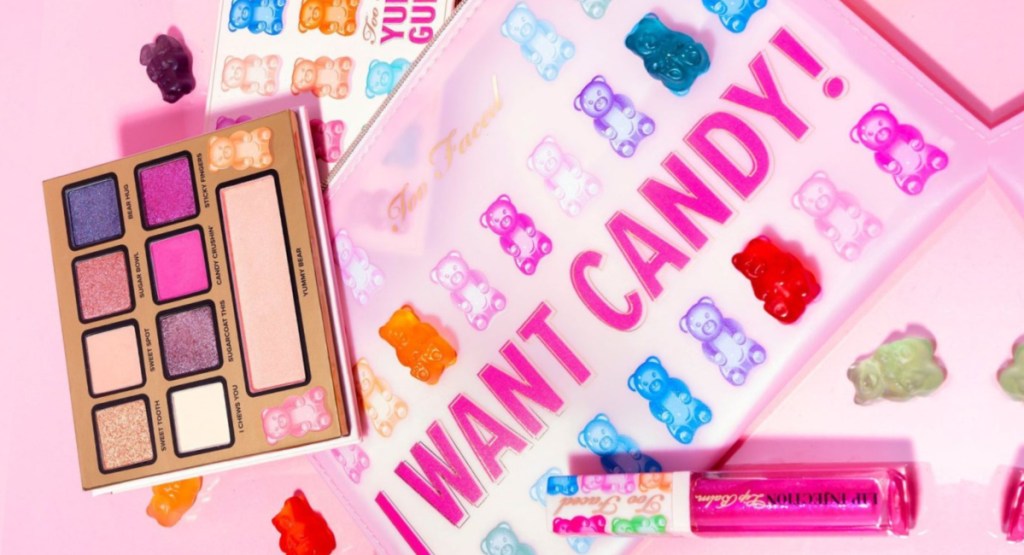 gummy candy makeup set