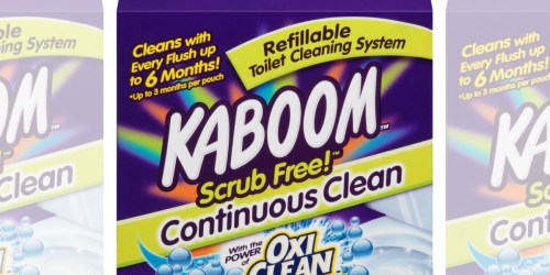 Kaboom Toilet Cleaning System w/ 2 Refills Only $7 Shipped on Amazon