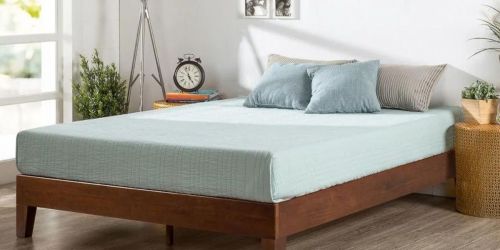 Overstock Furniture Sale + Free Shipping | Queen Wooden Platform Bed Only $201.59 Shipped (Reg. $280)