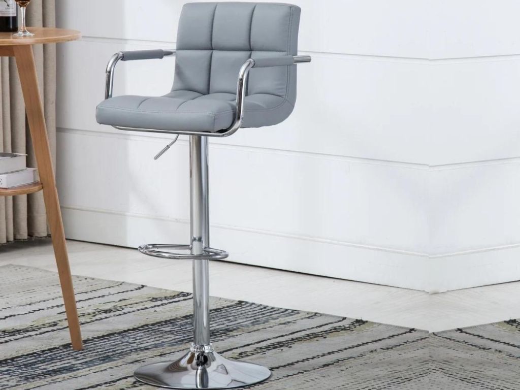 gray bar stool