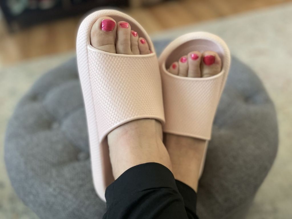 32 Degrees Women's Cushion Slides Only $9.99 (Regularly $36) + Free ...