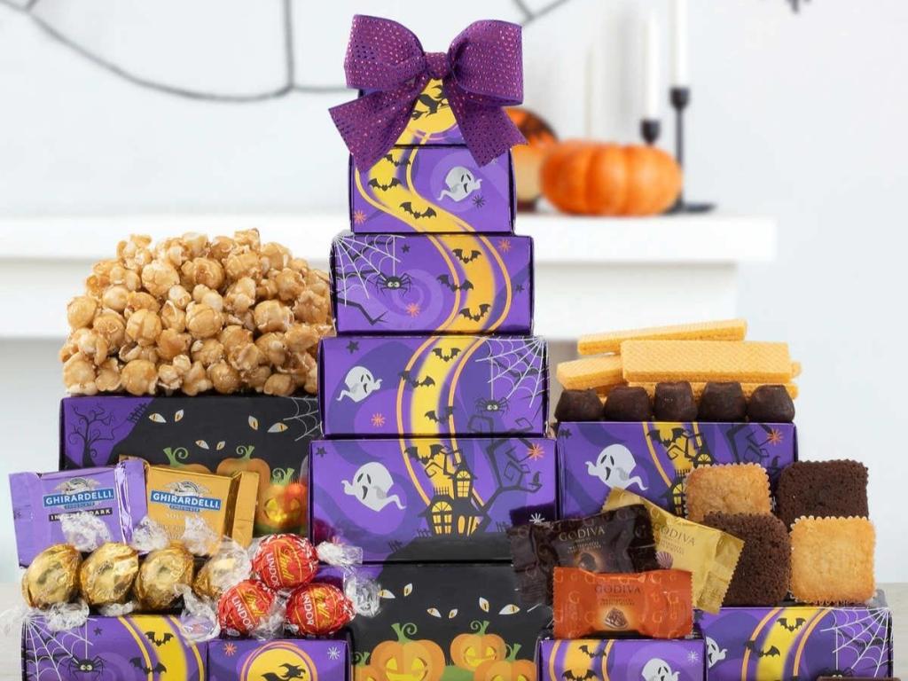 6-Tier Halloween Tower of Terror Candy Treats Box