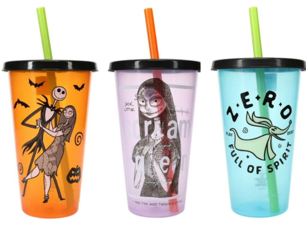 Five Below Zak! The Nightmare Before Christmas Cups with lid 25oz