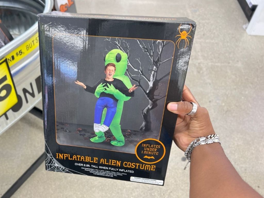 Five Below Inflatable Alien Costume 6.8ft 