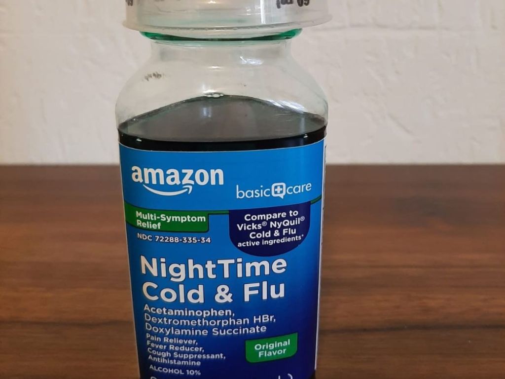 Amazon Basic Care NightTime Cold Flu