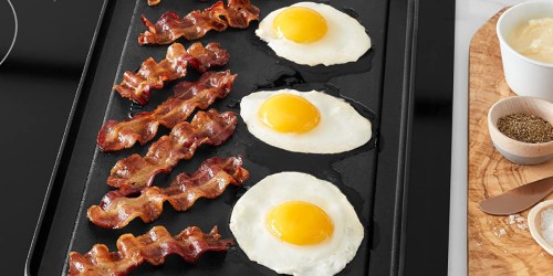 Amazon Basics Pre-Seasoned Cast Iron Reversible Grill/Griddle Only $17.45 (Regularly $35)