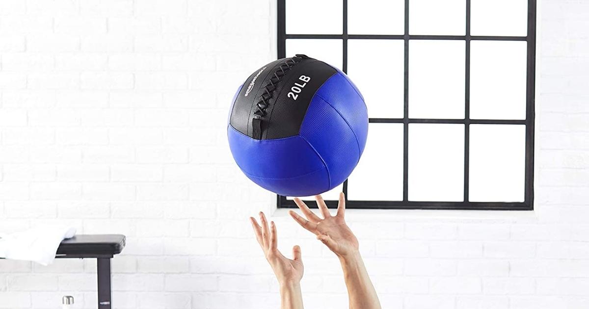 Amazon Basics 20Pound Exercise Wall Ball Only 29.97 Shipped on Amazon