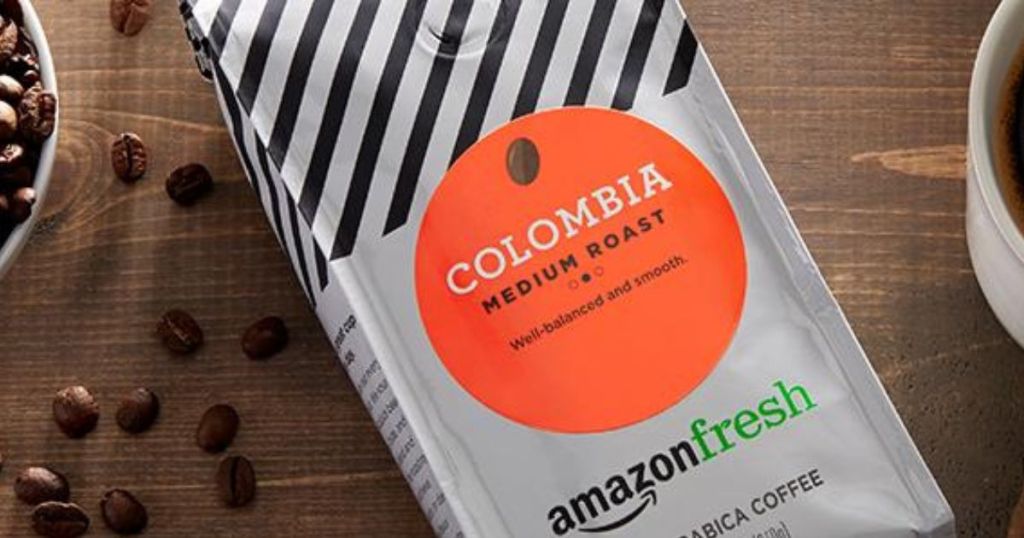 A Bag of Amazon Fresh Coffee