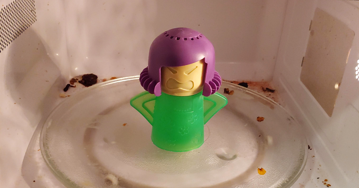  Angry Mama Microwave Cleaner - Purple Base : Health & Household