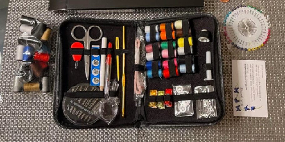 Travel Sewing Kit ONLY $5.44 on Amazon | Practical Stocking Stuffer!