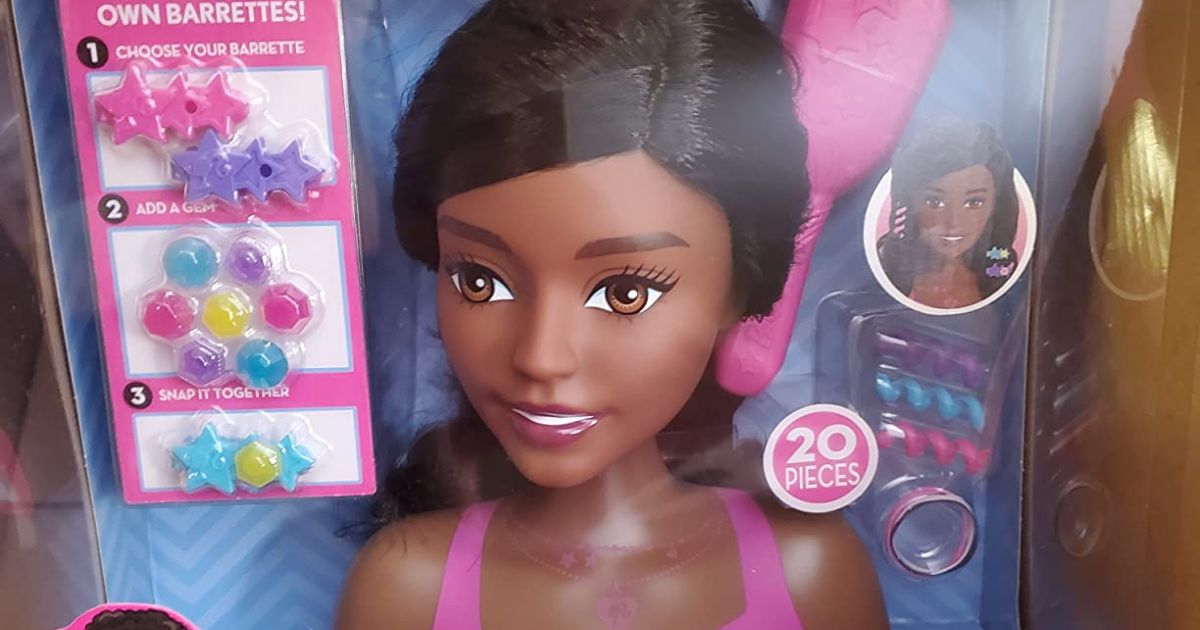 Barbie Styling Head Only $7.97 on Amazon (Reg. $18) | Includes Brush, Barrettes, & More