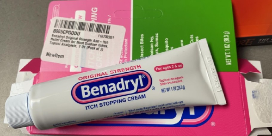 Benadryl Original Strength Anti-Itch Cream Only $1.83 Shipped on Amazon (Reg. $7)