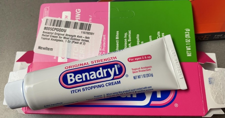Benadryl Anti-Itch Cream Only $1.83 Shipped on Amazon (Regularly $7)