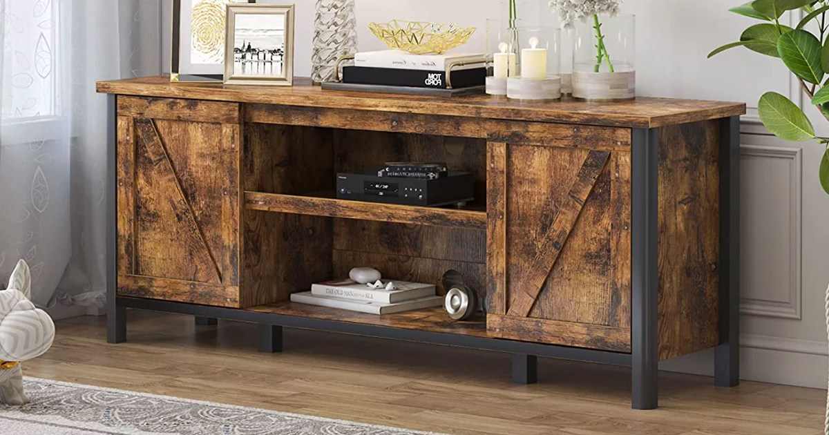Walmart Furniture Clearance | Farmhouse TV Stand w/ LED Lights Only Shipped (Regularly 0) + More HOT Deals Walmart Furniture Clearance | Farmhouse TV Stand w/ LED Lights Only Shipped (Regularly 0) + More HOT Deals