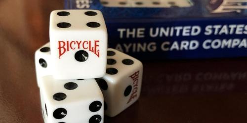 Bicycle Dice 10-Count Pack Only $1.49 Each on Target.com (Easy Peasy Stocking Stuffer)