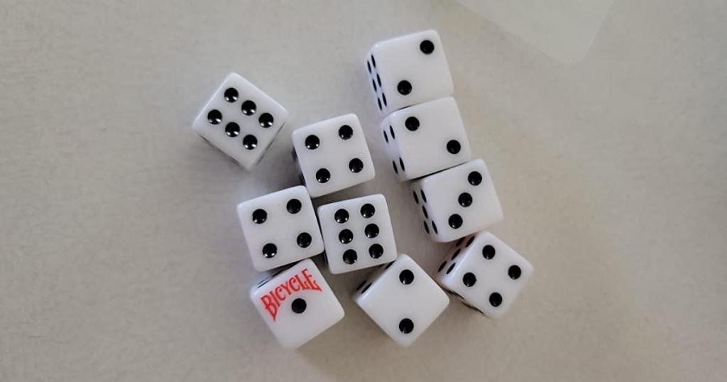 Bicycle Dice 10-Count Pack