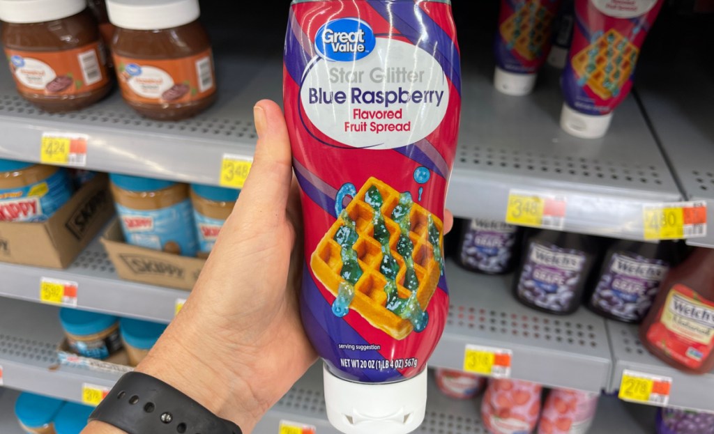 Blue Raspberry Glitter Spread Fruit Spread at Walmart