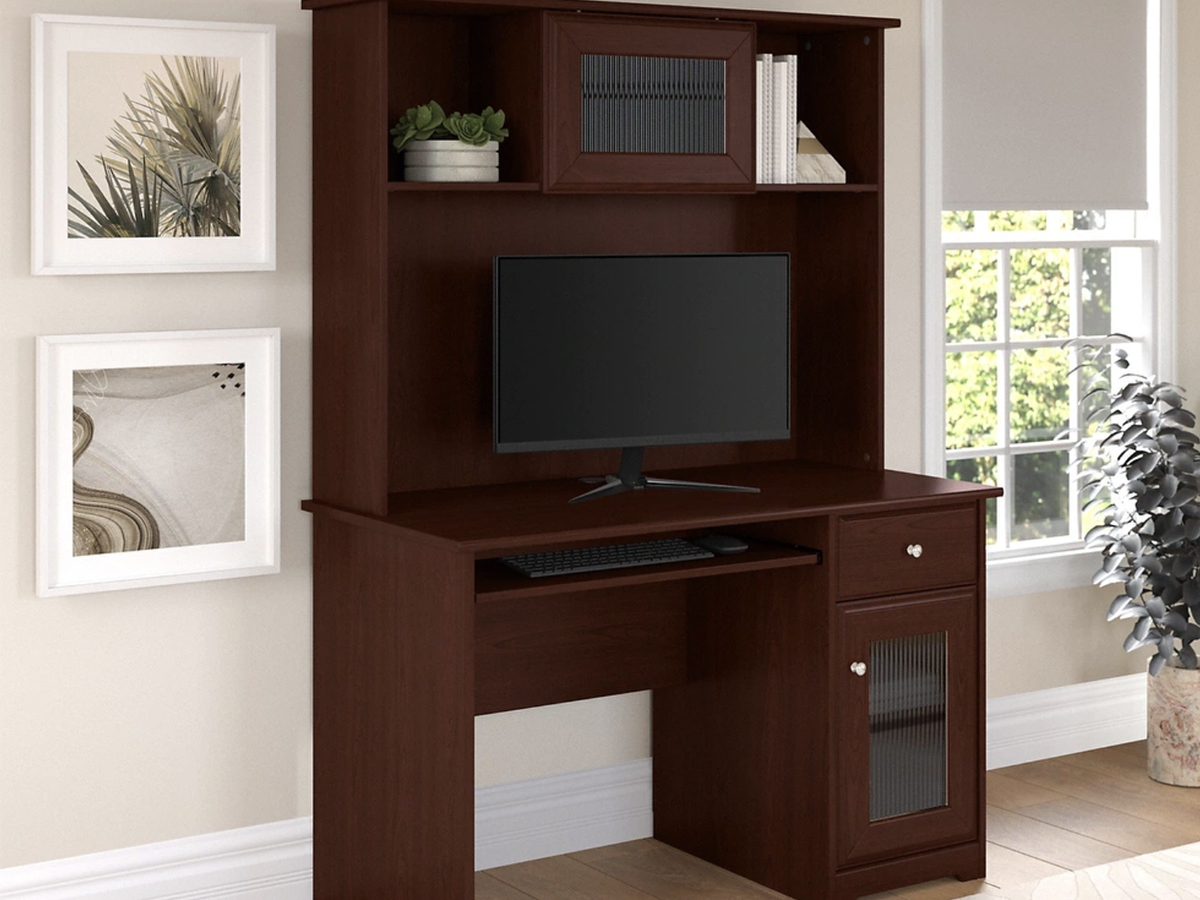 Cabot Computer Desk w/ Hutch Just $109 Shipped on Overstock.com ...
