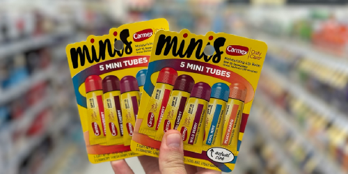 Up to 50% Off Carmex Lip Balm Minis 5-Pack After Cash Back at Walgreens