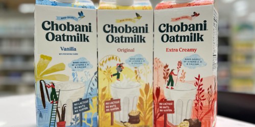 Chobani Oat Milk Just $2.25 After Cash Back on Target.com (Regularly $5)