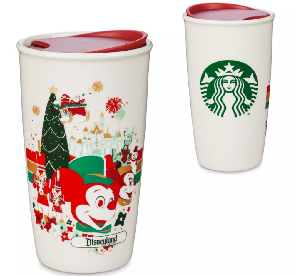 Christmas Disneyland cup