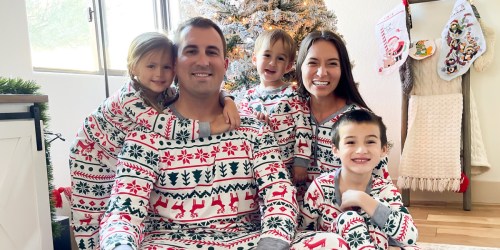 Matching Family Holiday Pajamas from $6.79 (Over 50 Designs Available!)