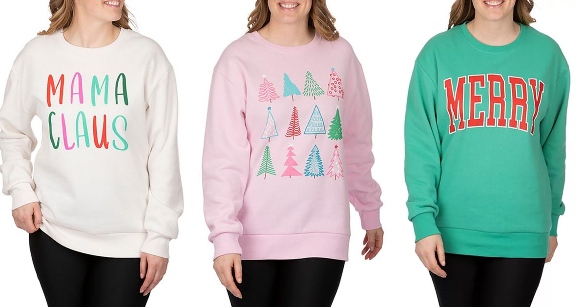 Sam's Club Women's Holiday Shirts Only 14.98 3 Different Design Options
