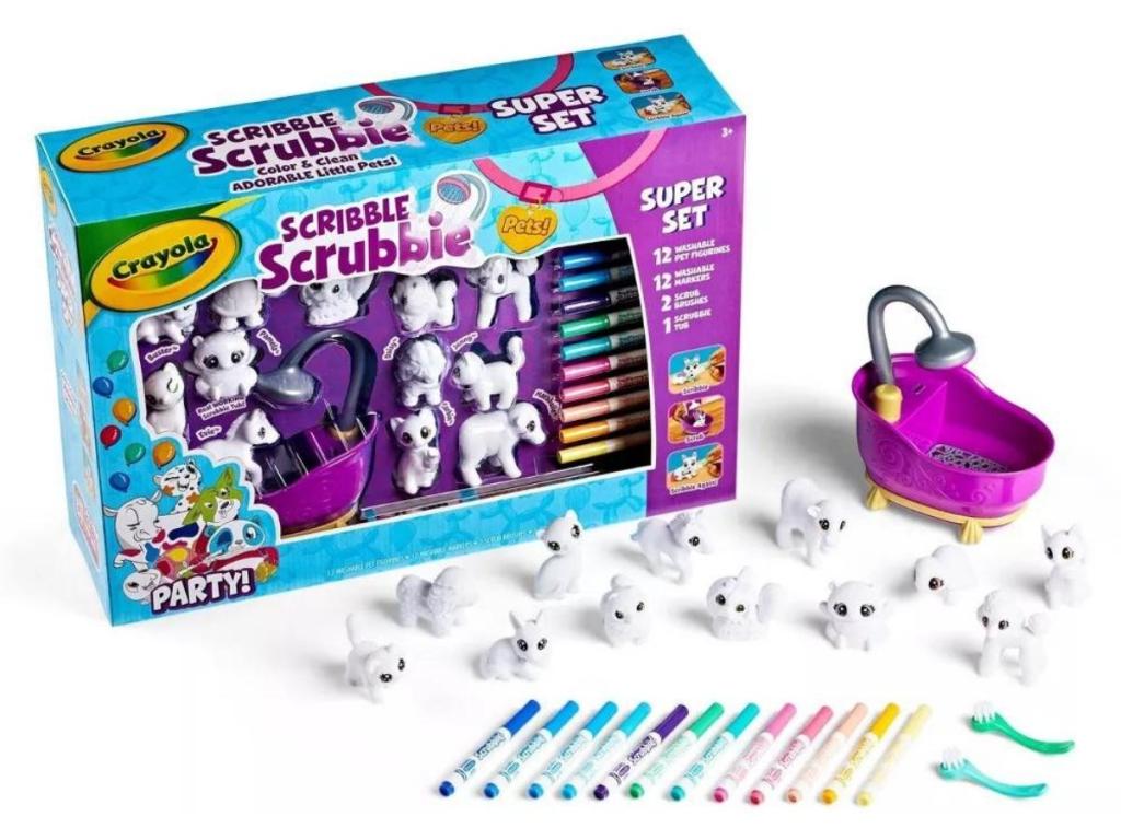 Crayola Scribble Scrubbie Super Set w/ 12 Figurines Just 19.99 on
