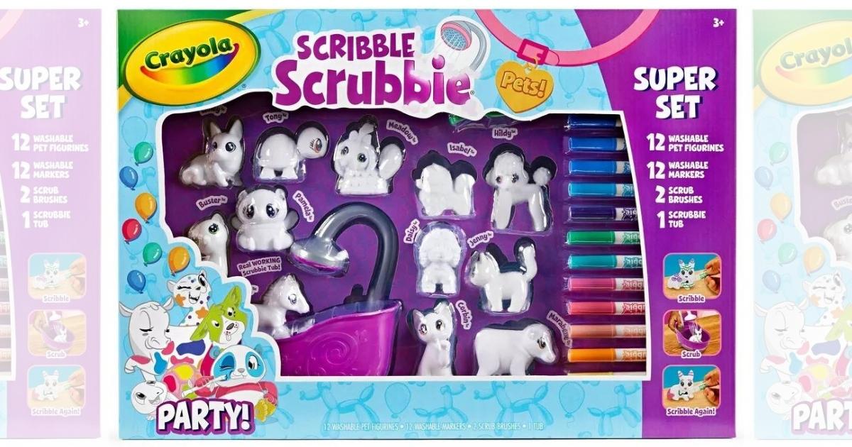 Crayola Scribble Scrubbie Super Set w/ 12 Figurines Just $19.99 on