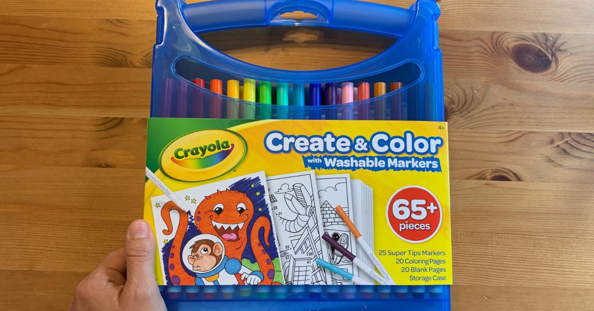 I recently bought the 100 pack of Crayola's Super Tip markers! Perfect, crayola