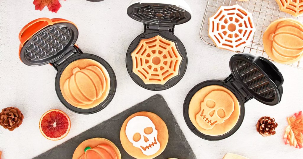 halloween mini waffle makers