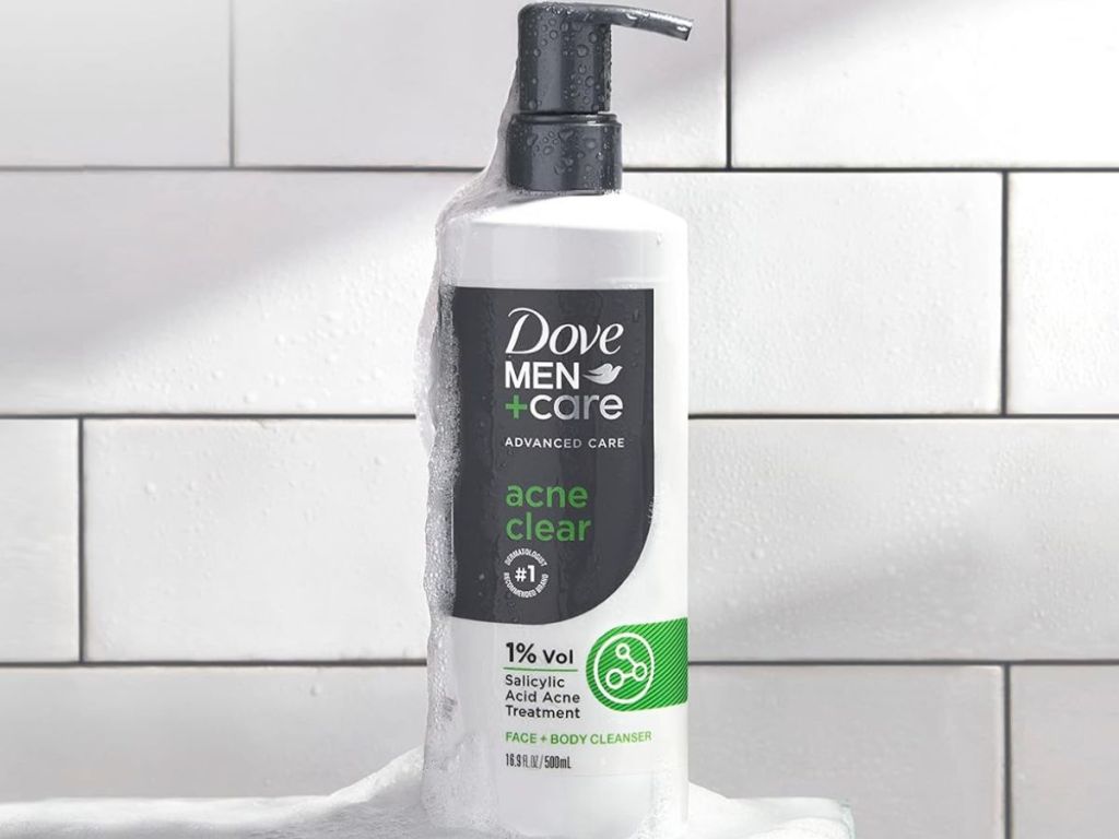 Dove Men+ Care Acne Clear Face & Body Wash 