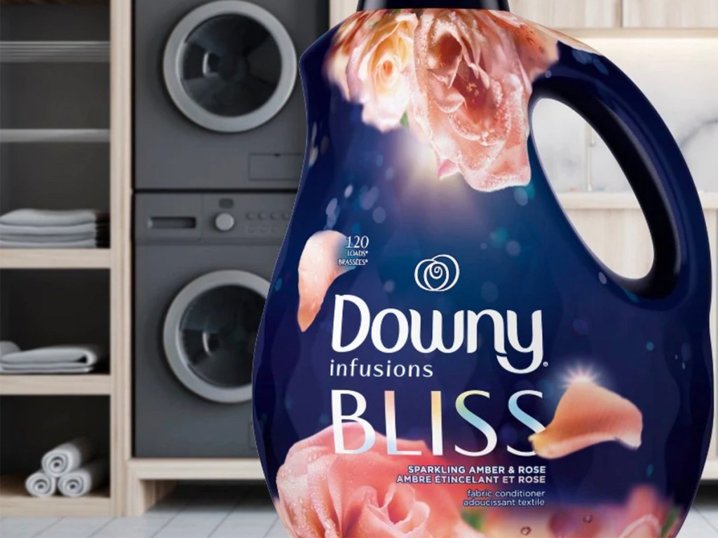 downy infusions bliss in laundry room