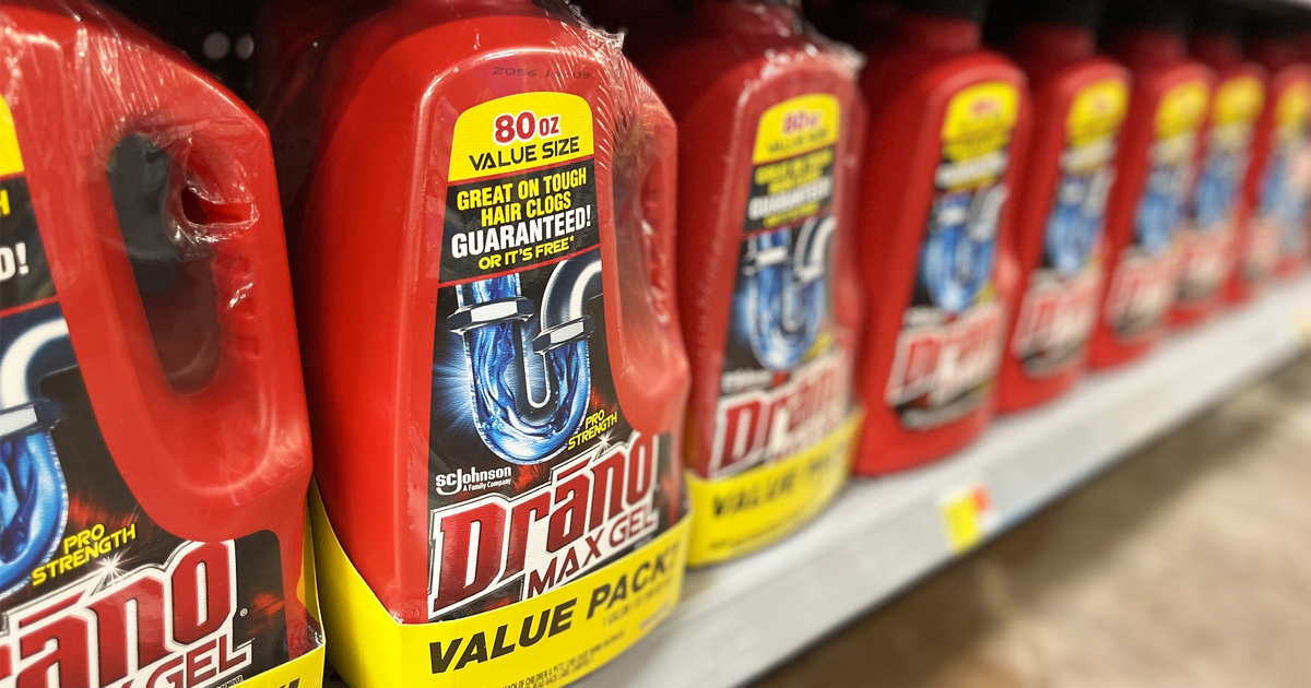 Drano Max Gel 80oz Bottle 2-Pack Just $ Shipped on Amazon