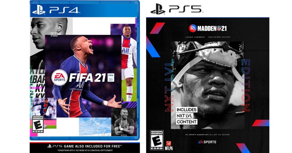 FIFA and Madden Video Games for PlayStation