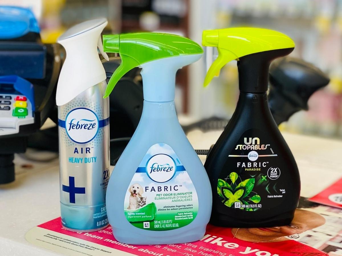 febreze air and fabric fresheners in store