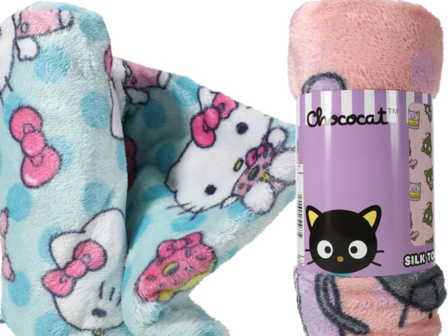 Hello Kitty Silky Touch Throw Blankets from Five Below