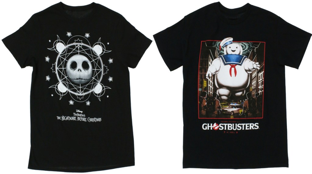 two halloween graphic tees